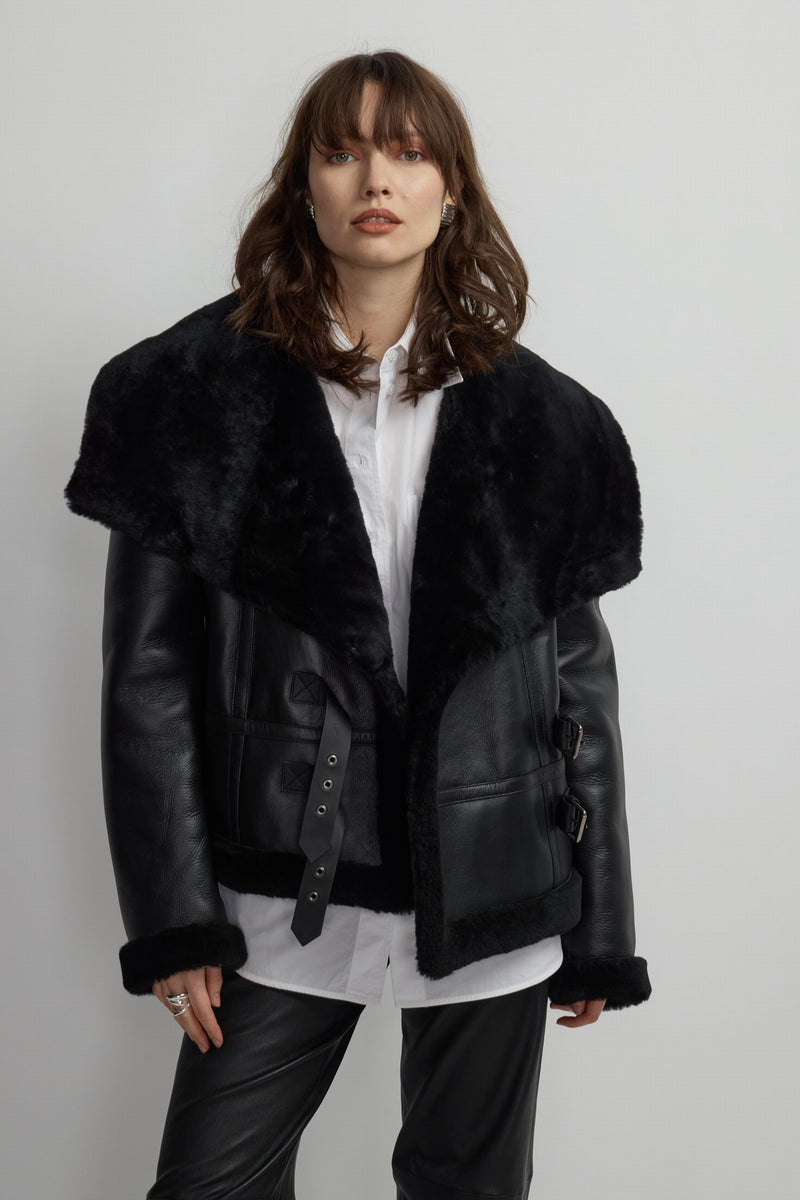 VESTE OVERSIZE CROISÉE