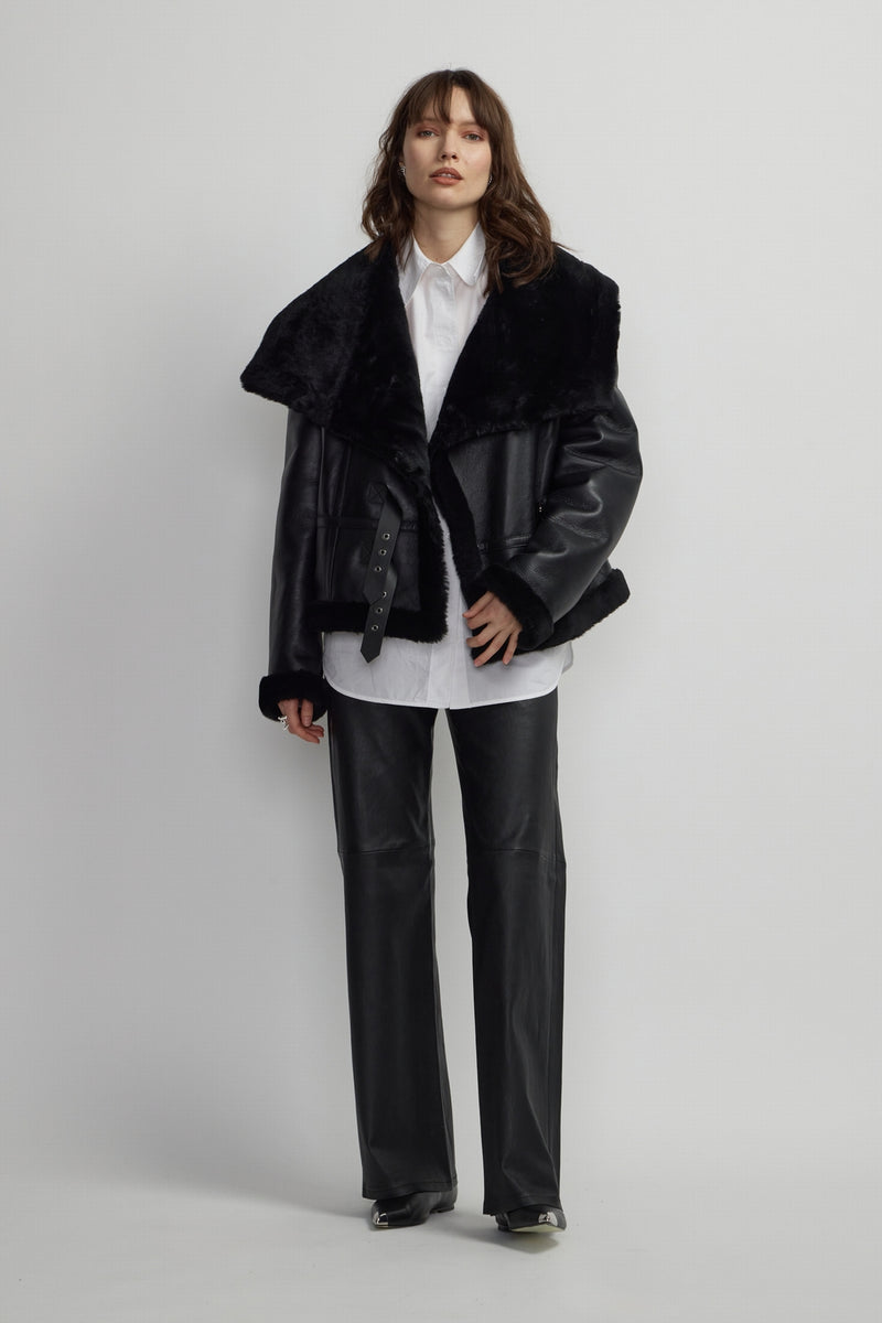 VESTE OVERSIZE CROISÉE