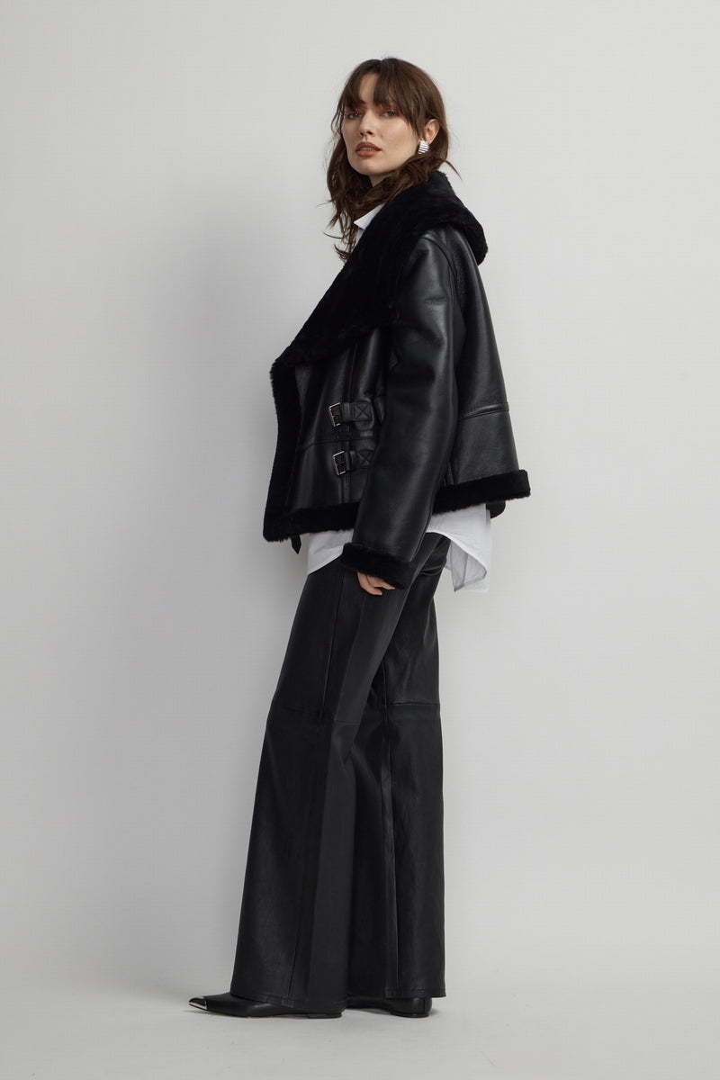 VESTE OVERSIZE CROISÉE