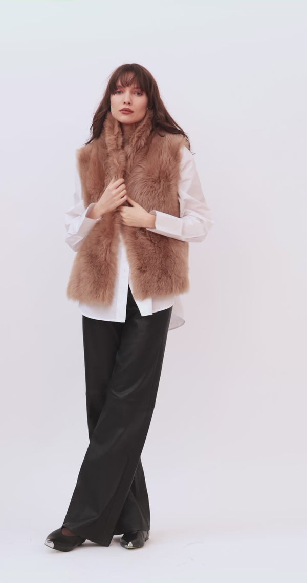 Gilet IVY – Agneau de Toscane Réversible